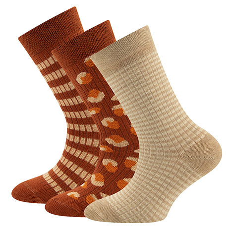 Ewers Socken 3er Pack Rippe/Ringel