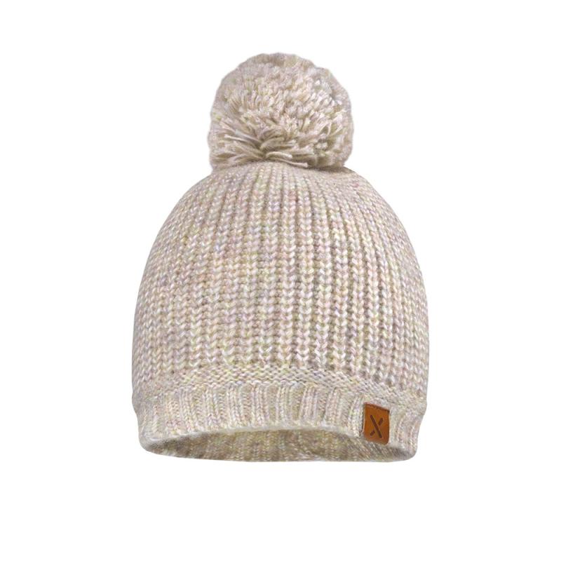 Maximo MINI- Girl Mütze, Pompon Vollfutter
