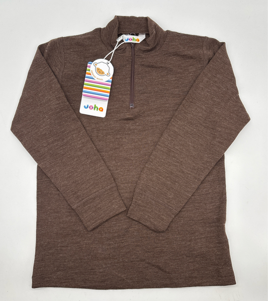 JOHA Blouse w/zipper Pulli Merino