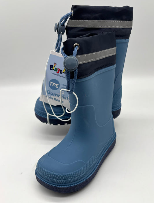 Playshoes Regenstiefel mit Tunnelzug .