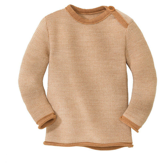 disana Melange-Pullover Schurwolle