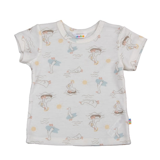 JOHA Blouse w/short sleeves Gans