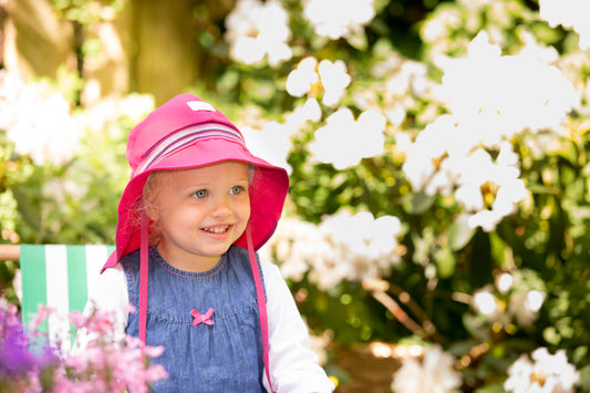 Pickapooh Sonnenhut Feuerwehr Strick UV 40