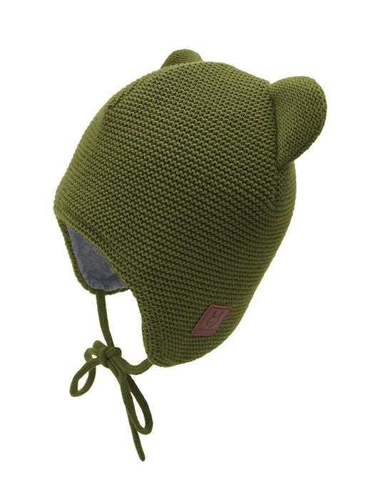 Maximo GOTS Baby-Mütze mit Ohren