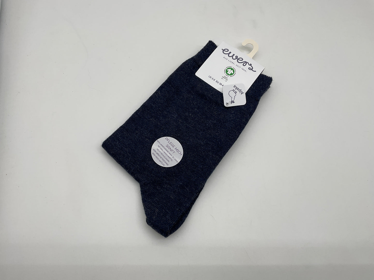 Ewers Socken GOTS Alpaka Uni .
