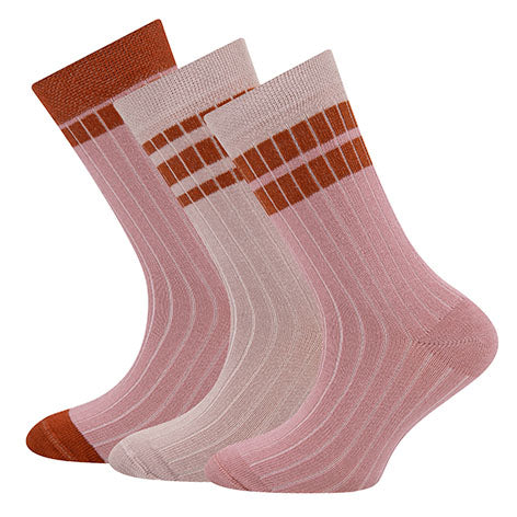 Ewers Socken 3er Pack Rippe/Ringel