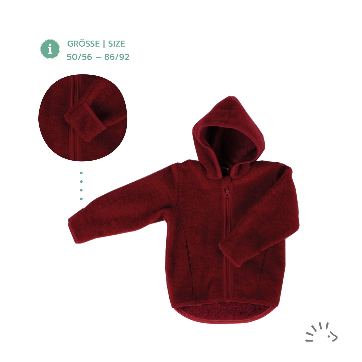 Iobio Jacke Style MILO Wollfleece iobio