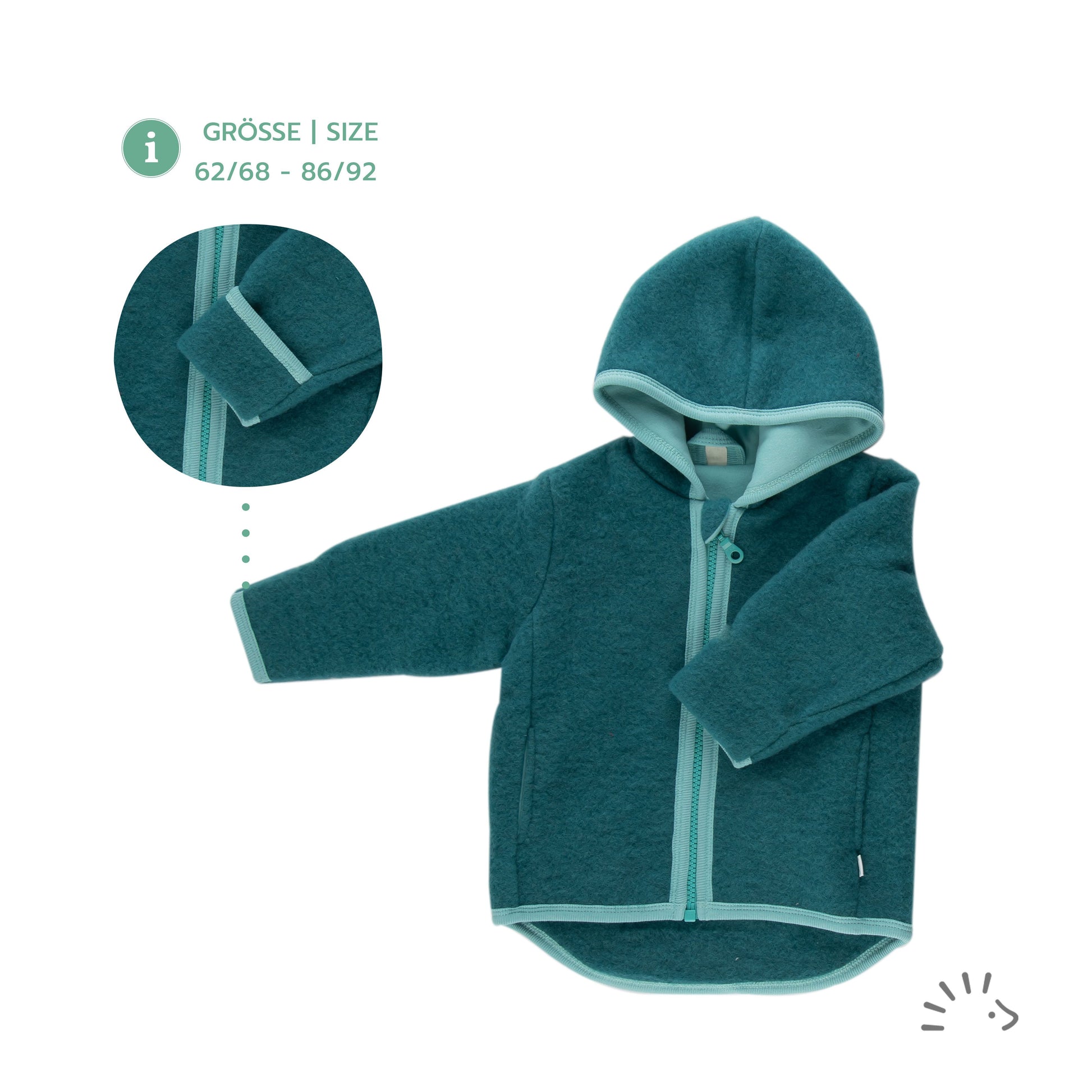 Iobio Jacke Style MILO Wollfleece iobio