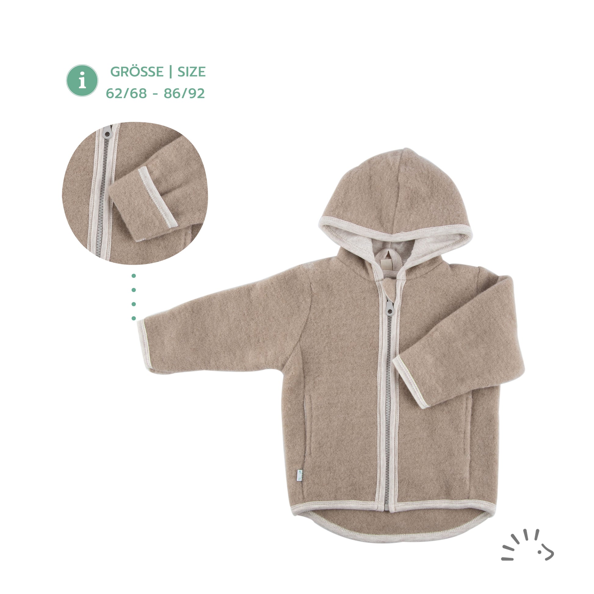 Iobio Jacke Style MILO Wollfleece iobio