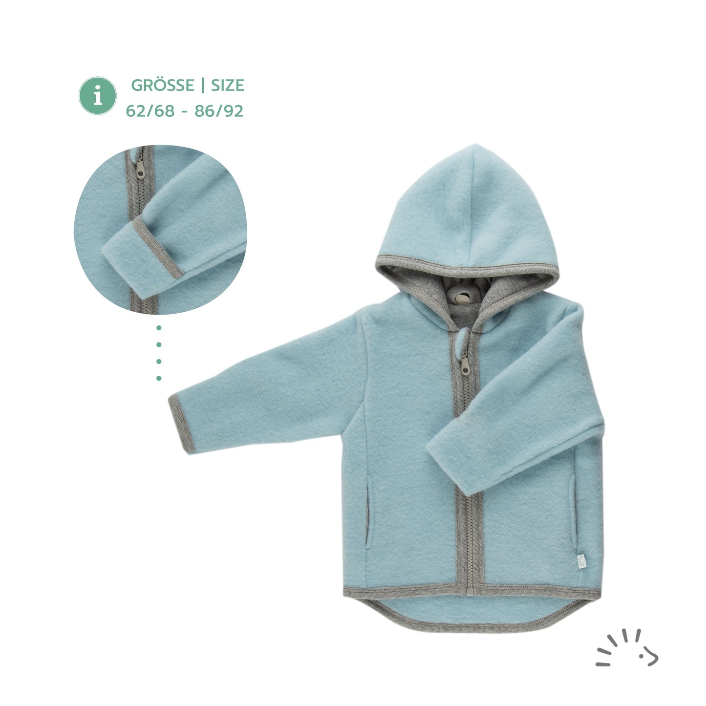 Iobio Jacke Style MILO Wollfleece iobio