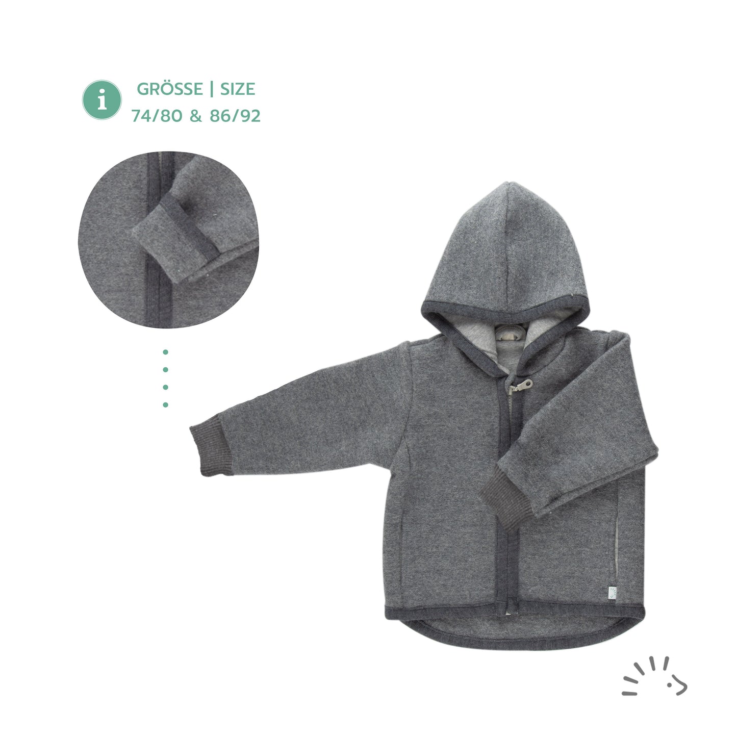 Iobio Jacke Style MILO Wollwalk iobio