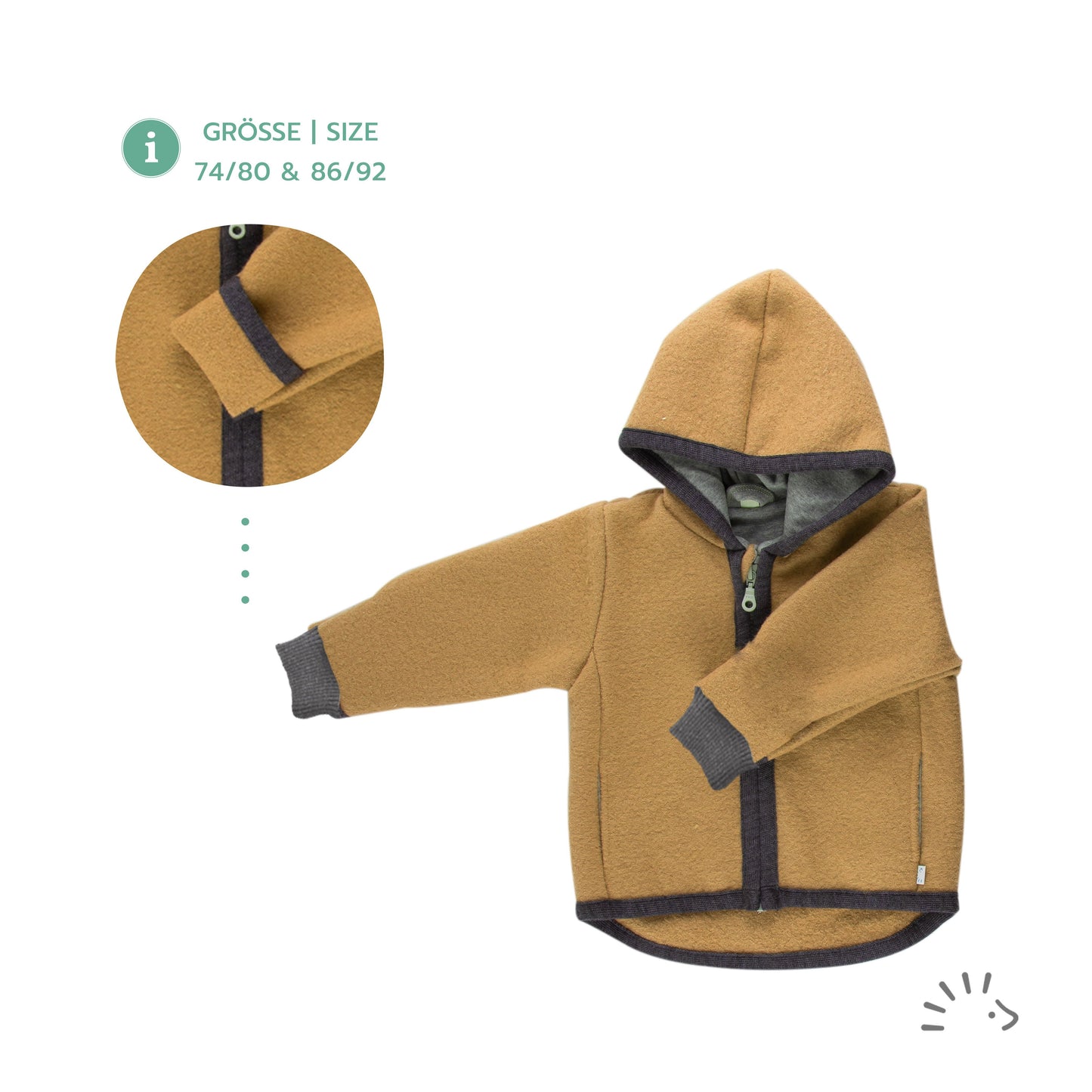 Iobio Jacke Style MILO Wollwalk iobio